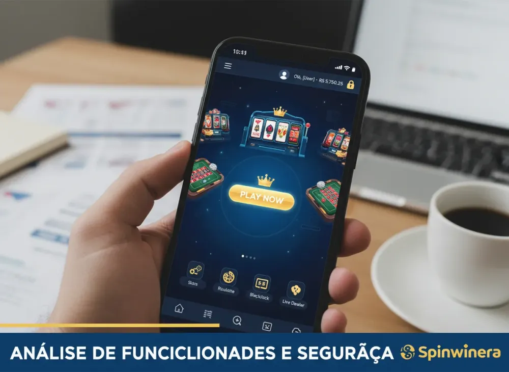 Spinwinera app análise de funcionalidades e segurança