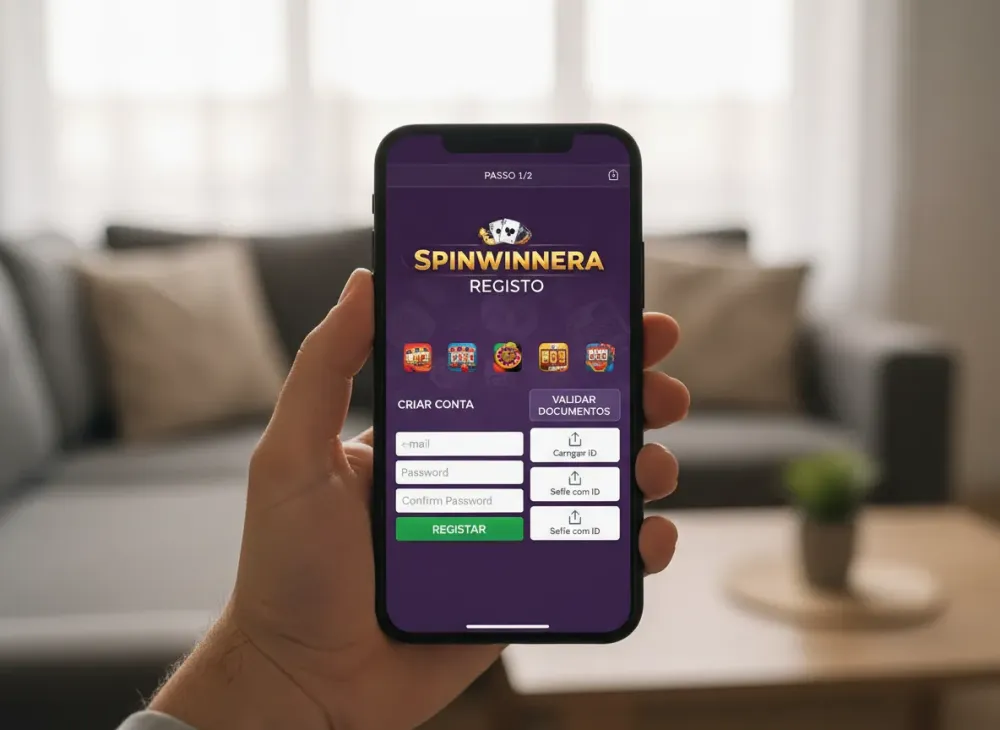 Spinwinera registo como criar conta e validar documentos