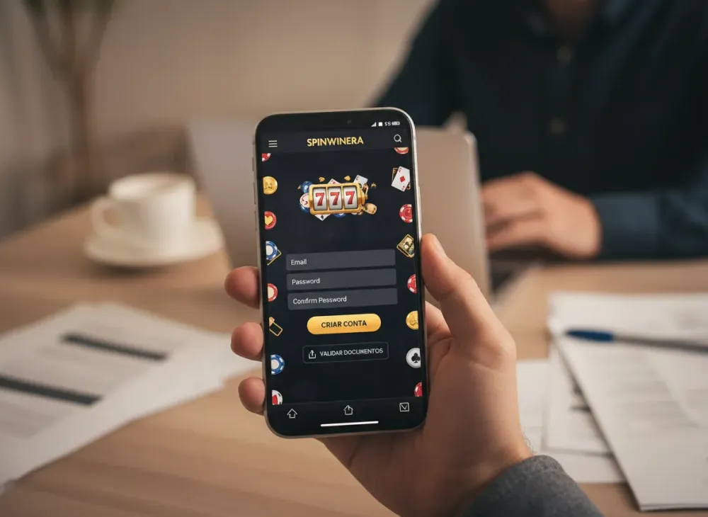 Spinwinera registo como criar conta e validar documentos